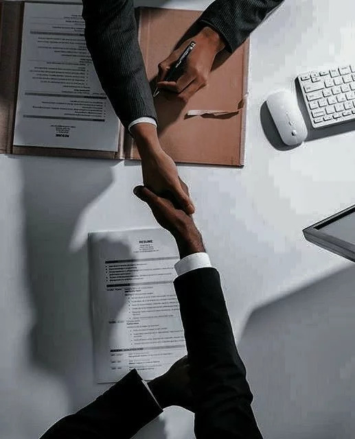 Recruitment handshake